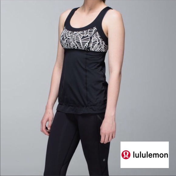 ❤️ LULULEMON ❤️ Ta Ta Tank Topper Top in Palm Angel Print - 8 - Picture 5 of 5